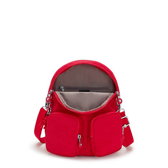 Kipling Firefly Up Convertible Rugzak Rood | België 1638BE